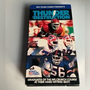 NFL VHS Thunder Destruction